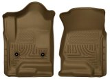 Husky Liners 14 Chevrolet Silverado 1500/GMC Sierra 1500 WeatherBeater Tan Front Floor Liners thumbnail 4