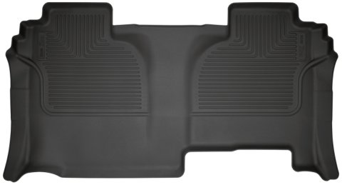 Husky Liners 20-24 Chevrolet Silverado 2500/3500HD DC WeatherBeater 2nd Seat Black Floor Liners thumbnail 3