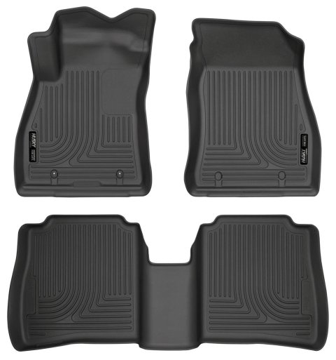 Husky Liners 14-18 Nissan Sentra Weatherbeater Black Front & 2nd Seat Floor Liners thumbnail 1
