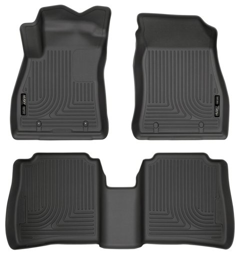 Husky Liners 14-18 Nissan Sentra Weatherbeater Black Front & 2nd Seat Floor Liners thumbnail 3