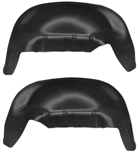 Husky Liners 2019+ Chevrolet Silverado 1500 Black Rear Wheel Well Guards thumbnail 2