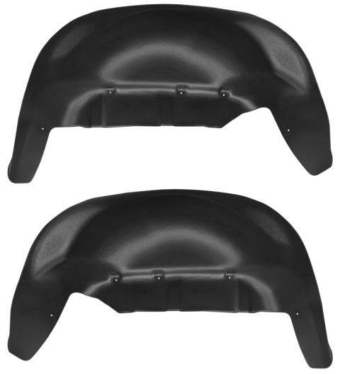 Husky Liners 2019+ Chevrolet Silverado 1500 Black Rear Wheel Well Guards thumbnail 3