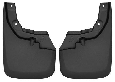Husky Liners 16-22 Toyota Tacoma w/ OE Fender Flares Custom Molded Front Mud Guards - Black thumbnail 1
