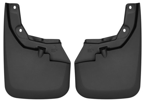 Husky Liners 16-22 Toyota Tacoma w/ OE Fender Flares Custom Molded Front Mud Guards - Black thumbnail 3