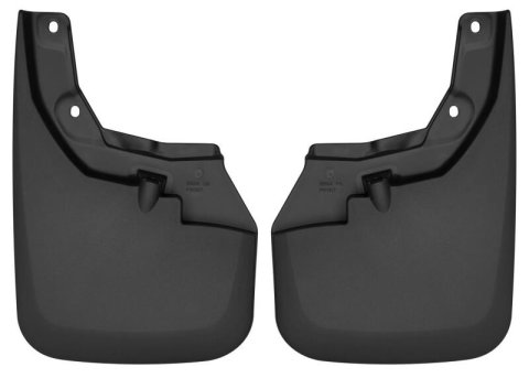 Husky Liners 16-22 Toyota Tacoma w/ OE Fender Flares Custom Molded Front Mud Guards - Black thumbnail 6