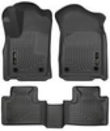 Husky Liners 16-22 Dodge Durango Weatherbeater Black Front & 2nd Seat Floor Liners thumbnail 3