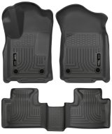 Husky Liners 16-22 Dodge Durango Weatherbeater Black Front & 2nd Seat Floor Liners thumbnail 4