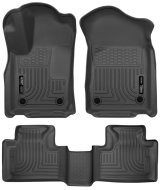 Husky Liners 16-22 Dodge Durango Weatherbeater Black Front & 2nd Seat Floor Liners thumbnail 5