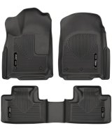 Husky Liners 16-22 Dodge Durango Weatherbeater Black Front & 2nd Seat Floor Liners thumbnail 9