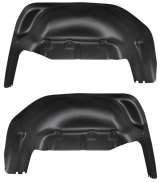 Husky Liners 19-23 GMC Sierra 1500 Black Rear Wheel Well Guards thumbnail 6