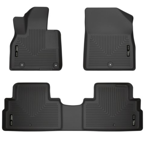 Husky Liners 2020 Kia Telluride Weatherbeater Black Front & 2nd Seat Floor Liners thumbnail 3