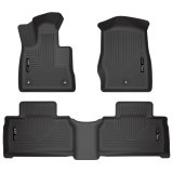 Husky Liners 2020 Ford Explorer Weatherbeater Black Front & 2nd Seat Floor Liners thumbnail 2