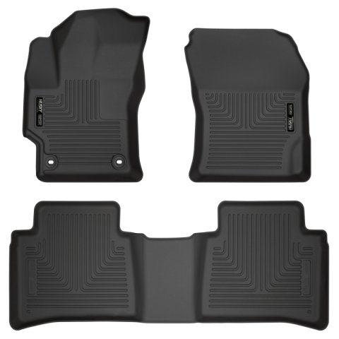 Husky Liners 2020 Toyota Corolla Weatherbeater Black Front & 2nd Seat Floor Liners thumbnail 2