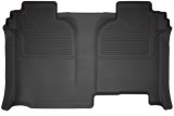 Husky Liners 19-23 Chevrolet Silverado 1500 CC WeatherBeater Black 2nd Row Floor Liners thumbnail 1