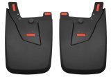 Husky Liners 19-22 Dodge RAM 2500/3500 w/ OEM Fender Flares Custom-Molded Rear Mud Guards thumbnail 1