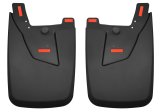 Husky Liners 19-22 Dodge RAM 2500/3500 w/ OEM Fender Flares Custom-Molded Rear Mud Guards thumbnail 3