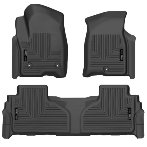 Husky Liners 21-23 Suburban/Tahoe/Yukon/Yukon XL Weatherbeater Front & 2nd Seat Floor Liners - Black thumbnail 2