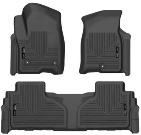 Husky Liners 21-23 Suburban/Tahoe/Yukon/Yukon XL Weatherbeater Front & 2nd Seat Floor Liners - Black thumbnail 5