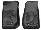 Husky Liners 14 Jeep Wrangler 2/4 Door Weatherbeater Black Front Floor Liners thumbnail 2