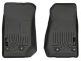 Husky Liners 14 Jeep Wrangler 2/4 Door Weatherbeater Black Front Floor Liners thumbnail 6