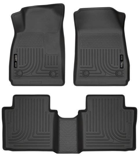 Husky Liners 14 Chevrolet Impala Weatherbeater Black Front & 2nd Seat Floor Liners thumbnail 1