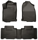 Husky Liners 14 Toyota Corolla Weatherbeater Black Front & 2nd Seat Floor Liners thumbnail 2