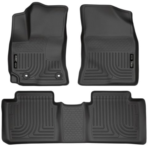 Husky Liners 15 Toyota Corolla Weatherbeater Black Front & 2nd Seat Floor Liners thumbnail 1