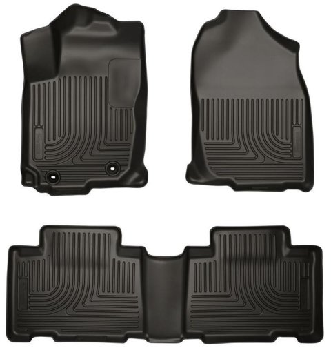 Husky Liners 15 Toyota Corolla Weatherbeater Black Front & 2nd Seat Floor Liners thumbnail 4