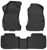Husky Liners 14 Subaru Forester Weatherbeater Black Front & 2nd Seat Floor Liners thumbnail 1