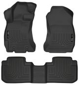 Husky Liners 14 Subaru Forester Weatherbeater Black Front & 2nd Seat Floor Liners thumbnail 2