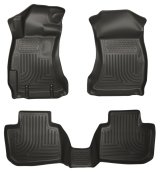 Husky Liners 14 Subaru Forester Weatherbeater Black Front & 2nd Seat Floor Liners thumbnail 3