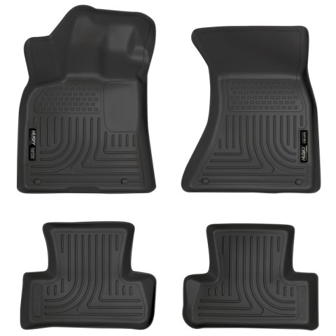 Husky Liners 09-14 Audi Q5 Weatherbeater Black Front & 2nd Seat Floor Liners thumbnail 2