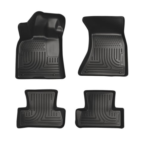 Husky Liners 09-14 Audi Q5 Weatherbeater Black Front & 2nd Seat Floor Liners thumbnail 3