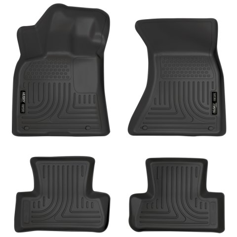 Husky Liners 09-14 Audi Q5 Weatherbeater Black Front & 2nd Seat Floor Liners thumbnail 7