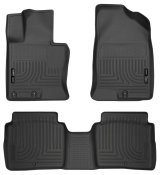 Husky Liners 11-14 Kia Optima Weatherbeater Black Front & 2nd Seat Floor Liners thumbnail 1