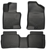 Husky Liners 11-14 Kia Optima Weatherbeater Black Front & 2nd Seat Floor Liners thumbnail 4