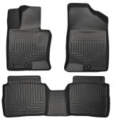 Husky Liners 11-14 Kia Optima Weatherbeater Black Front & 2nd Seat Floor Liners thumbnail 5