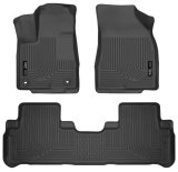 Husky Liners 14 Toyota Highlander Weatherbeater Black Front & 2nd Seat Floor Liners thumbnail 1