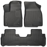Husky Liners 14 Toyota Highlander Weatherbeater Black Front & 2nd Seat Floor Liners thumbnail 3