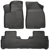 Husky Liners 14 Toyota Highlander Weatherbeater Black Front & 2nd Seat Floor Liners thumbnail 5