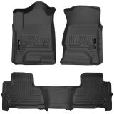 Husky Liners 2015 Chevy/GMC Tahoe/Yukon WeatherBeater Combo Black Floor Liners thumbnail 1