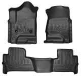 Husky Liners 2015 Chevy/GMC Tahoe/Yukon WeatherBeater Combo Black Floor Liners thumbnail 4