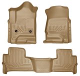 Husky Liners 2015 Chevy/GMC Tahoe/Yukon WeatherBeater Combo Tan Floor Liners thumbnail 4