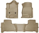 Husky Liners 2015 Chevy/GMC Suburban/Yukon XL WeatherBeater Combo Tan Front & 2nd Seat Floor Liners thumbnail 5