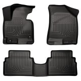 Husky Liners 14 Hyundai Tucson w/Retain Hooks WeatherBeater Combo Front & 2nd Row Black Floor Liners thumbnail 1