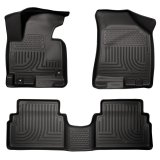 Husky Liners 14 Hyundai Tucson w/Retain Hooks WeatherBeater Combo Front & 2nd Row Black Floor Liners thumbnail 7