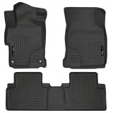 Husky Liners 2014 Honda Civic Sedan WeatherBeater Black Front & 2nd Seat Floor Liners thumbnail 3