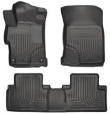 Husky Liners 2014 Honda Civic Sedan WeatherBeater Black Front & 2nd Seat Floor Liners thumbnail 5