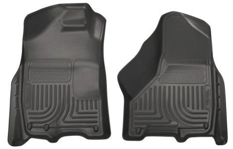 Husky Liners 09-10 Dodge Ram 1500/2500/3500 WeatherBeater Front Row Black Floor Liners thumbnail 2