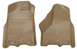 Husky Liners 09-10 Dodge Ram 1500/2500/3500 WeatherBeater Front Row Tan Floor Liners thumbnail 5